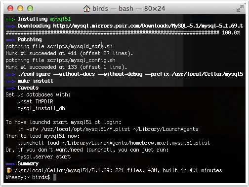 Install MySQL