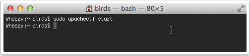 Restart Apache