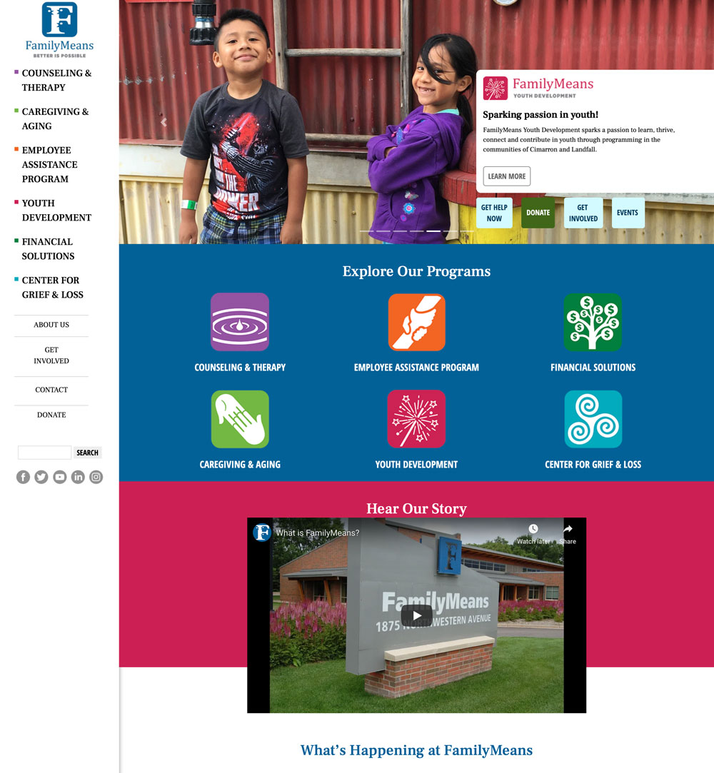 FamilyMeans Website