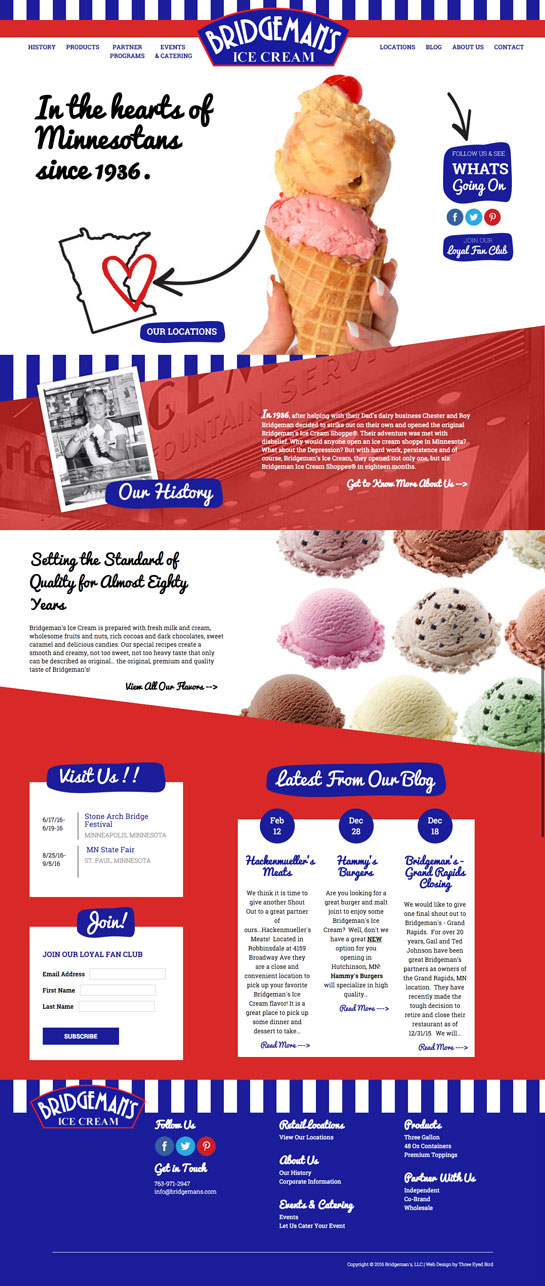 A New Site for Bridgeman’s Ice Cream Intro Photo