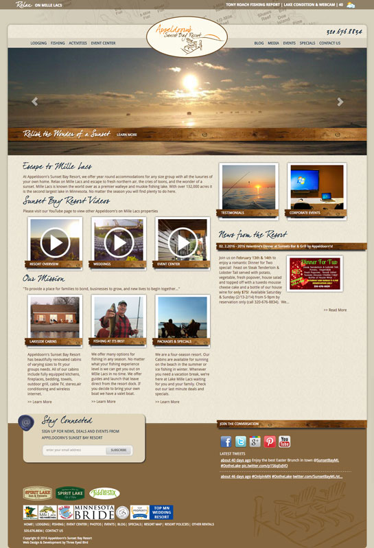 Sunset Bay Resort Responsive Refresh Intro Photo